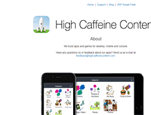 Tablet Screenshot of highcaffeinecontent.com